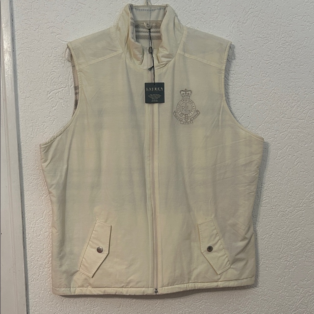 Lauren Ralph Lauren Cream Women's Vest